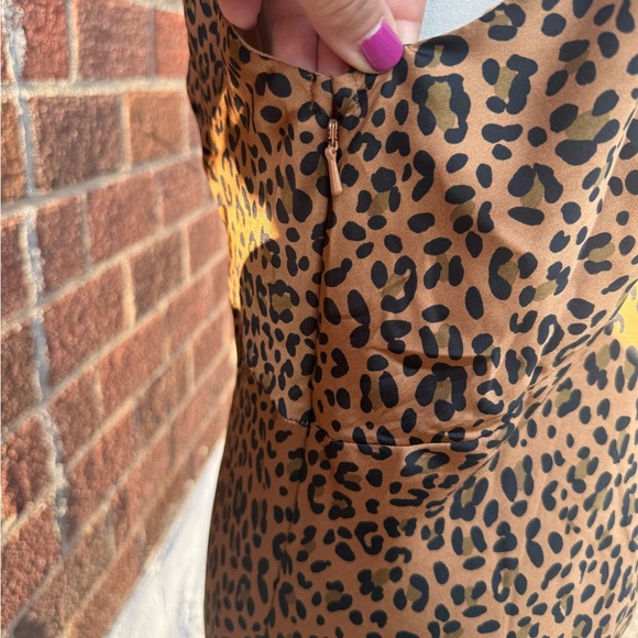 American Eagle Leopard Slip Dress / Sz L - Picture 2 of 4